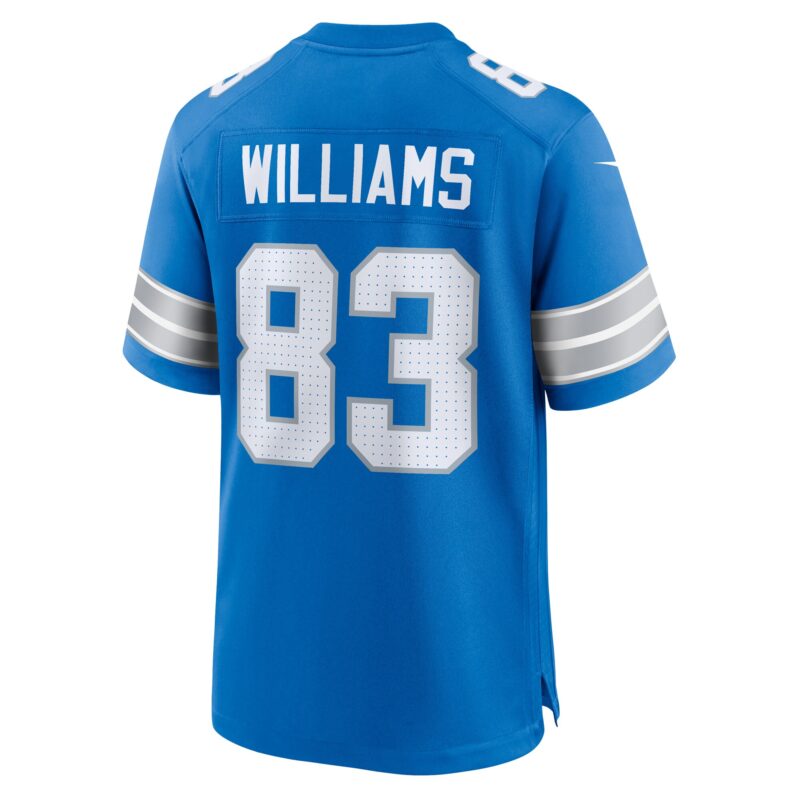 Isaiah Williams Detroit Lions Game Jersey - Blue - Image 3