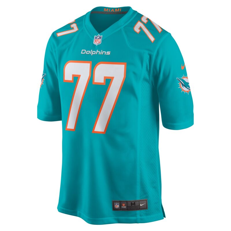 Isaiah Wynn Miami Dolphins Game Jersey - Aqua - Image 2