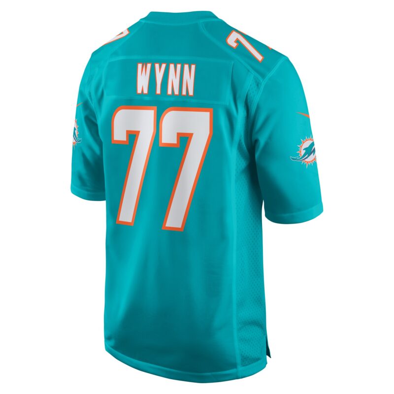 Isaiah Wynn Miami Dolphins Game Jersey - Aqua - Image 3