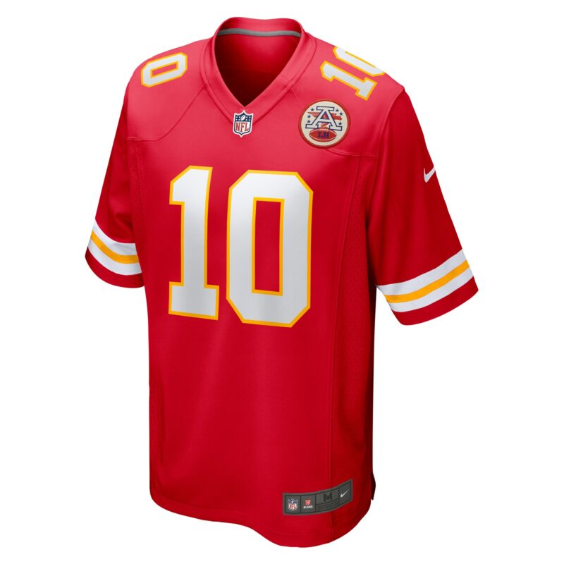 Isiah Pacheco Kansas City Chiefs Game Player Jersey - Red - Image 2