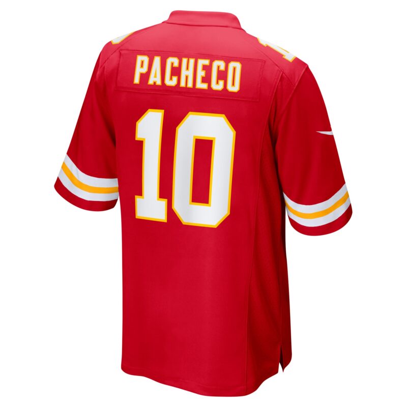 Isiah Pacheco Kansas City Chiefs Game Player Jersey - Red - Image 3