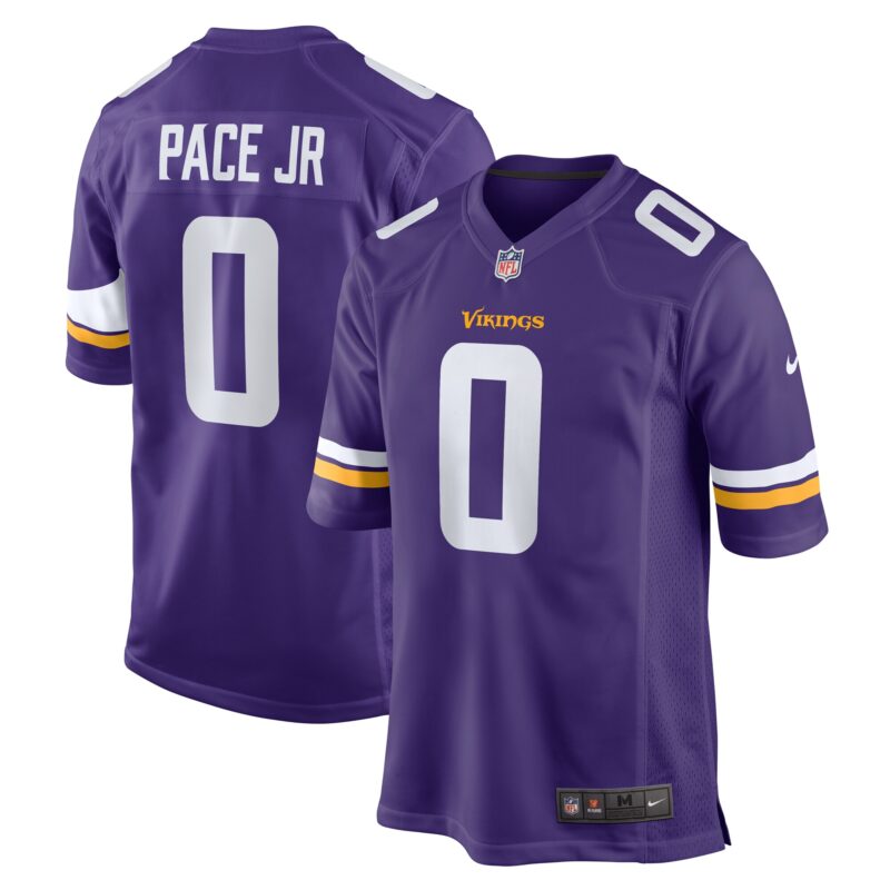 Ivan Pace Jr Minnesota Vikings Game Jersey - Purple