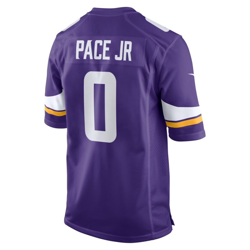 Ivan Pace Jr Minnesota Vikings Game Jersey - Purple - Image 3