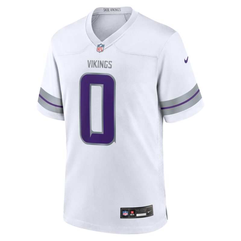 Ivan Pace Jr Minnesota Vikings Alternate Game Player Jersey - White - Image 2