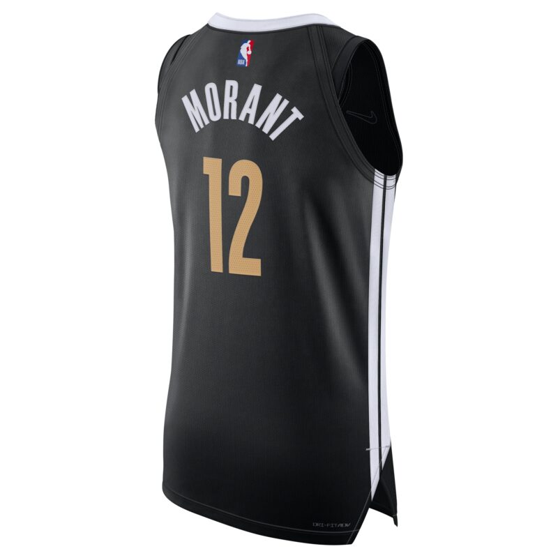 Ja Morant Memphis Grizzlies Jersey - City Edition - Black - Image 3