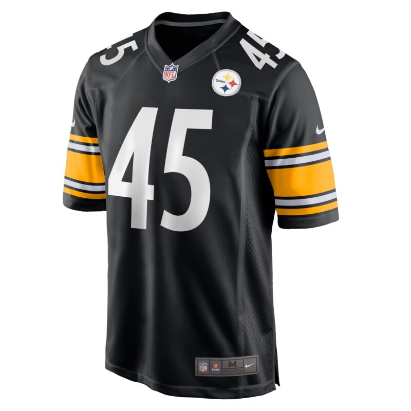 Jack Colletto Pittsburgh Steelers Game Jersey - Black - Image 2