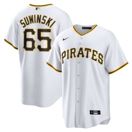 Jack Suwinski Pittsburgh Pirates Home Jersey - White