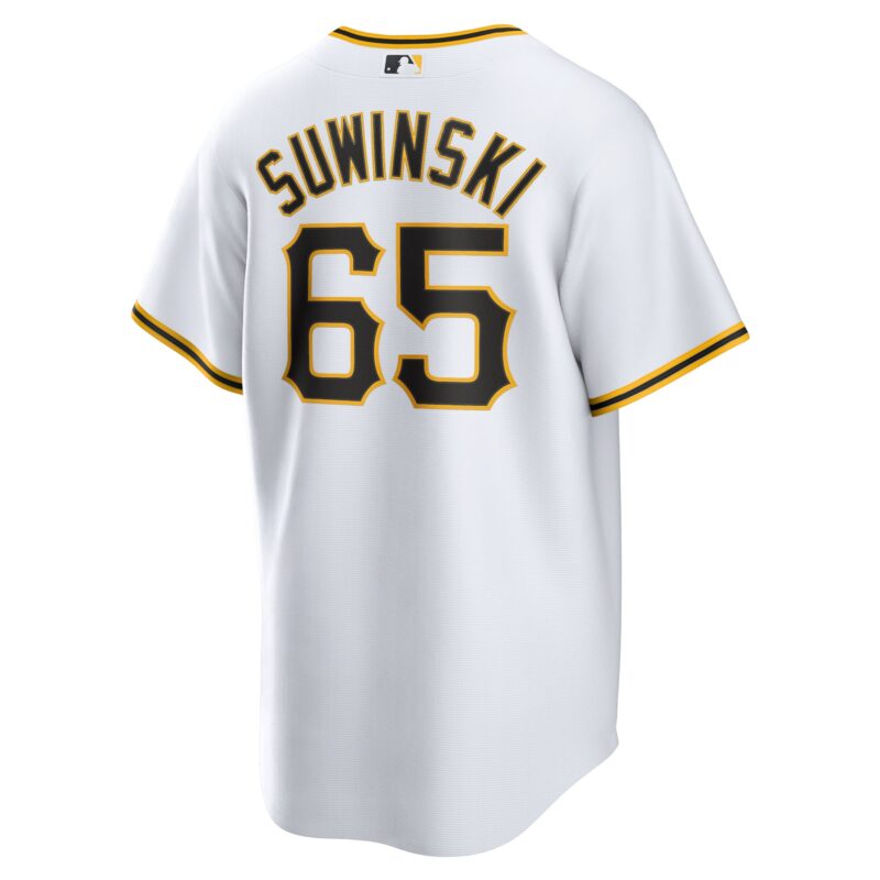 Jack Suwinski Pittsburgh Pirates Home Jersey - White - Image 3