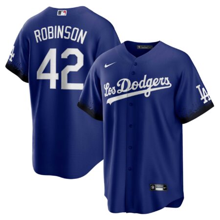 Jackie Robinson Los Angeles Dodgers City Connect Player Jersey - Royal