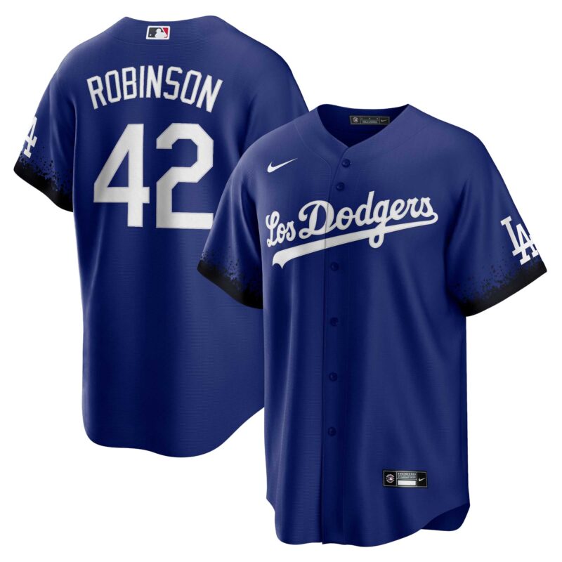 Jackie Robinson Los Angeles Dodgers City Connect Player Jersey - Royal
