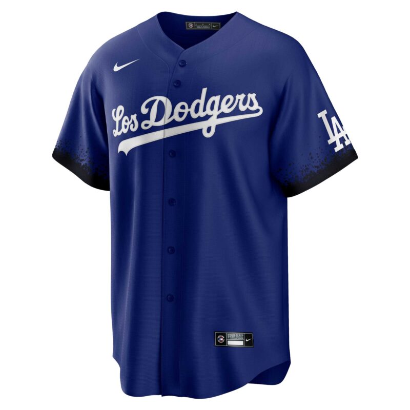 Jackie Robinson Los Angeles Dodgers City Connect Player Jersey - Royal - Image 2