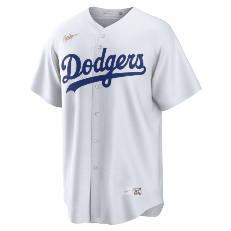 Jackie Robinson Brooklyn Dodgers Home Cooperstown Collection Player Jersey - White - Image 2