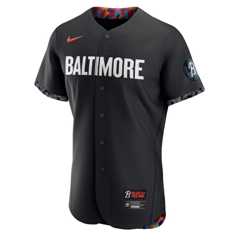 Jackson Holliday Baltimore Orioles City Connect Player Jersey - Black - Image 2