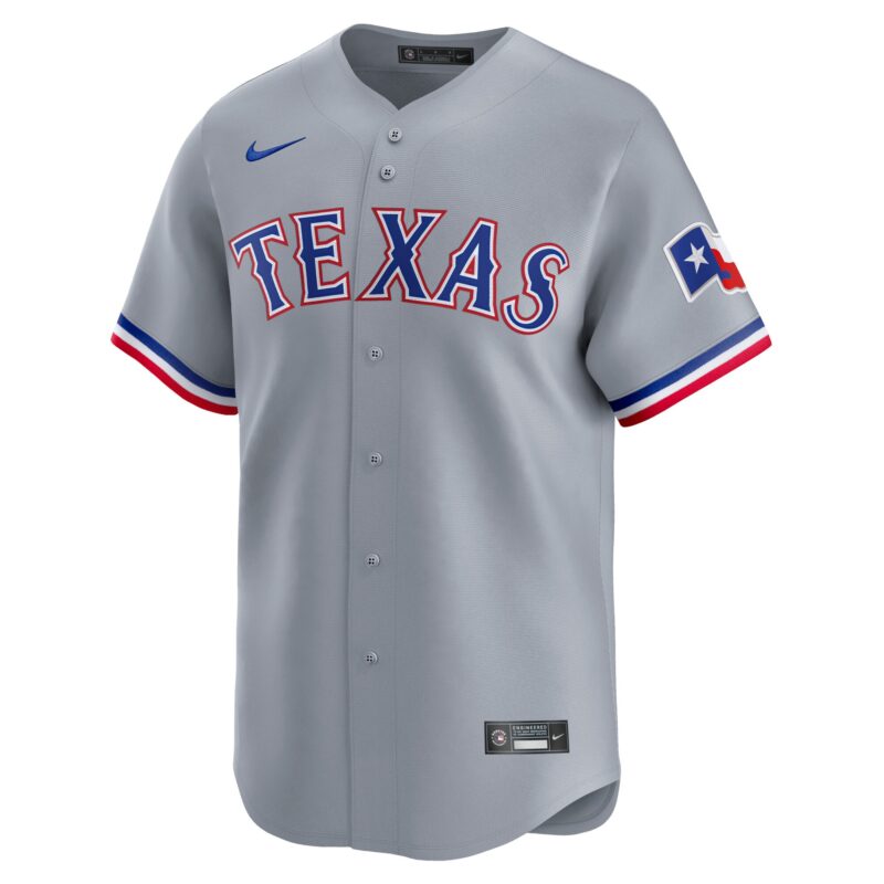 Jacob deGrom Texas Rangers Away Limited Player Jersey - Gray - Image 2
