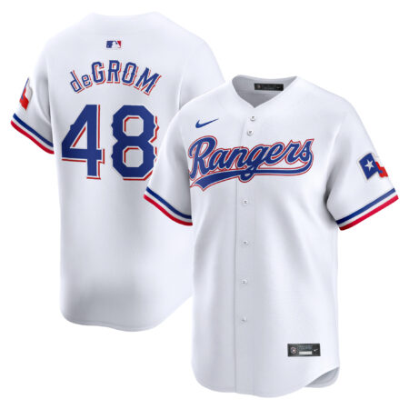 Jacob deGrom Texas Rangers Home Limited Player Jersey - White
