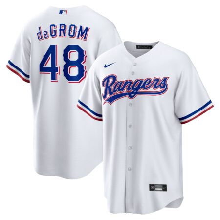 Jacob deGrom Texas Rangers Home Player Jersey - White