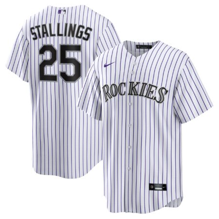 Jacob Stallings Colorado Rockies Home Jersey - White