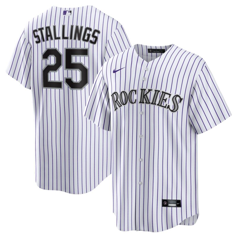 Jacob Stallings Colorado Rockies Home Jersey - White