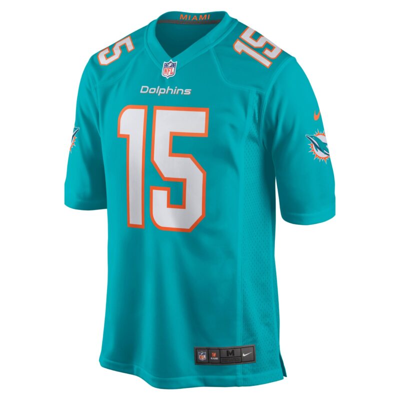 Jaelan Phillips Miami Dolphins Game Player Jersey - Aqua - Image 2