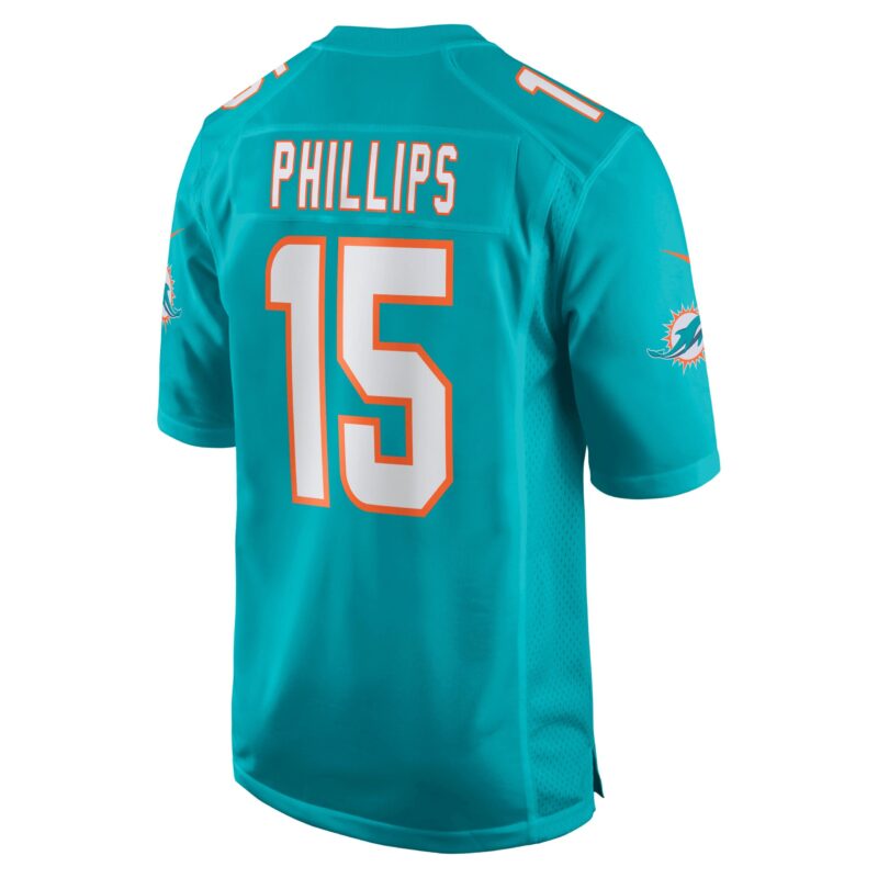 Jaelan Phillips Miami Dolphins Game Player Jersey - Aqua - Image 3