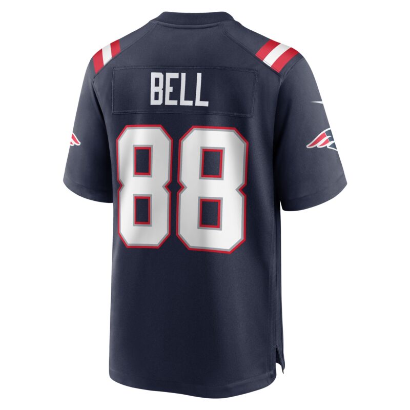 Jaheim Bell New England Patriots Game Jersey - Navy - Image 3