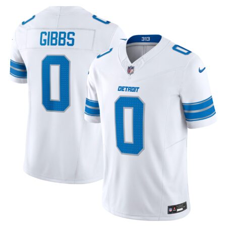 Jahmyr Gibbs Detroit Lions Vapor F.U.S.E. Limited Jersey - White