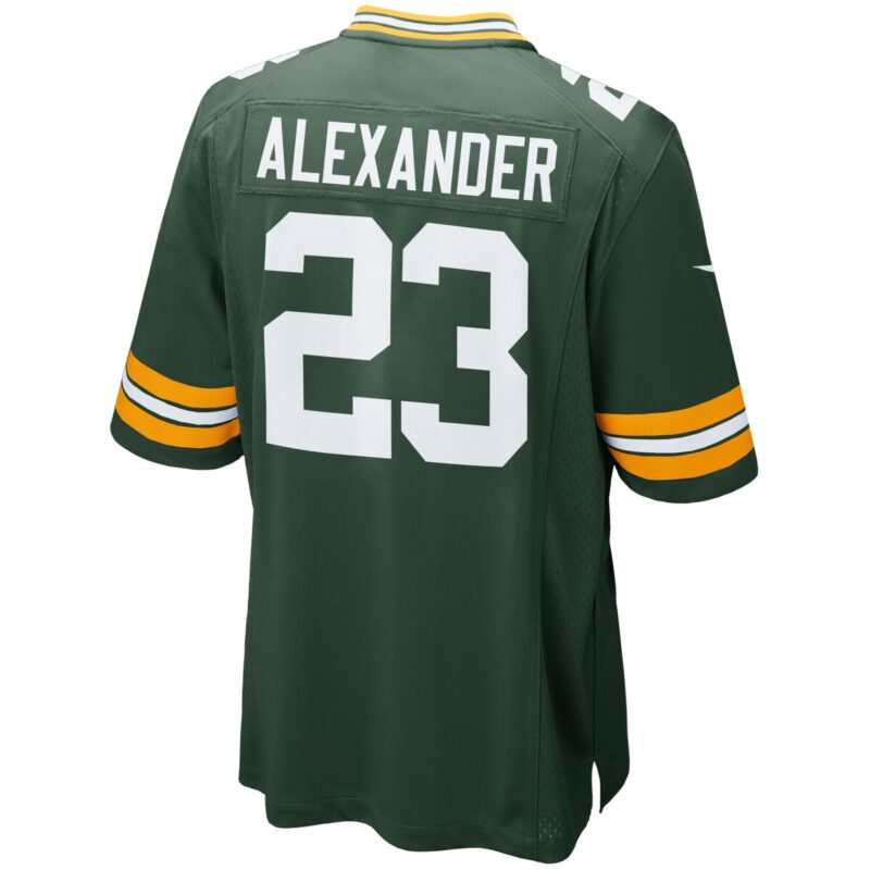 Jaire Alexander Green Bay Packers Game Player Jersey - Green - Image 3
