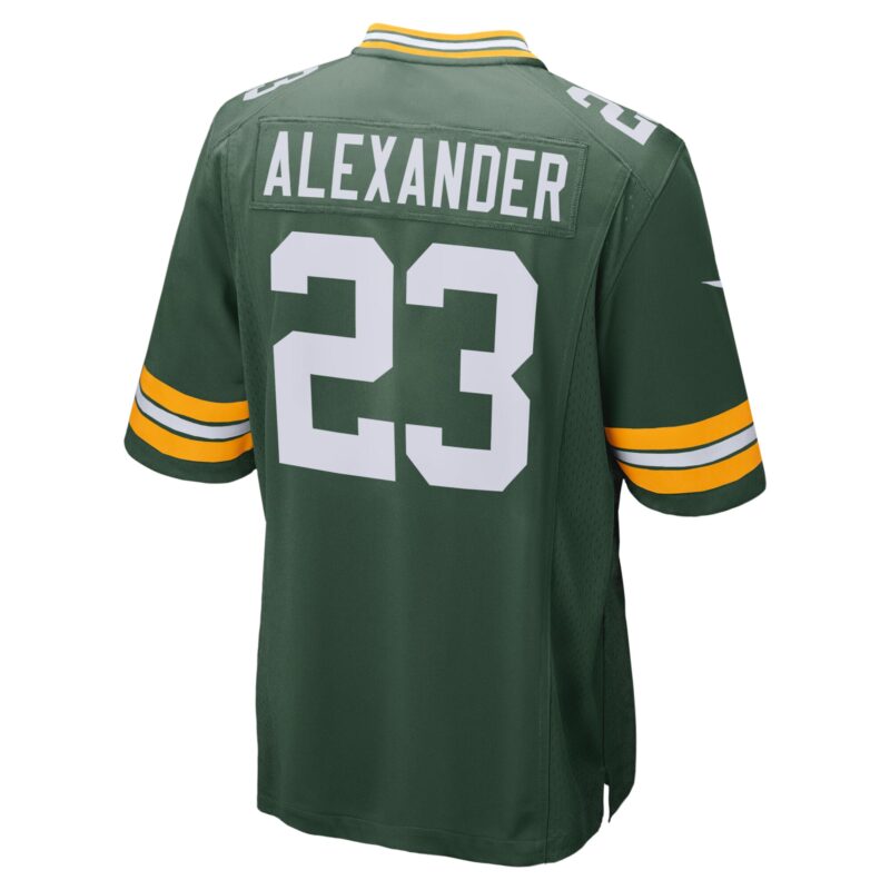 Jaire Alexander Green Bay Packers Game Team Jersey - Green - Image 3