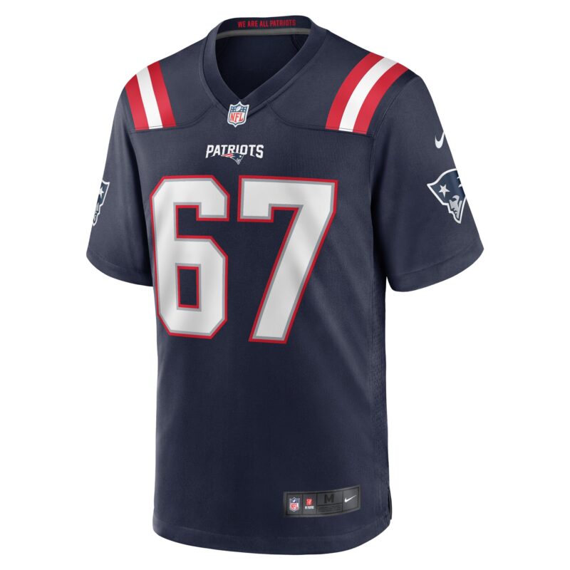 Jake Andrews New England Patriots Team Game Jersey - Navy - Image 2