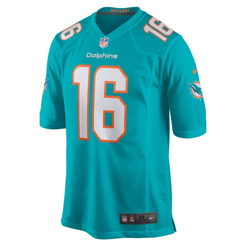 Jake Bailey Miami Dolphins Game Player Jersey - Aqua - Image 2