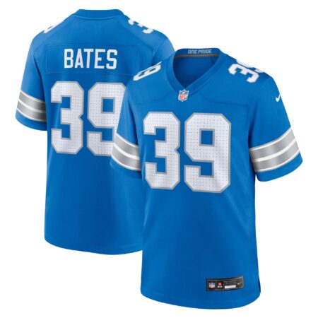 Jake Bates Detroit Lions Team Game Jersey - Blue