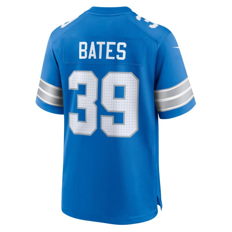 Jake Bates Detroit Lions Team Game Jersey - Blue - Image 3