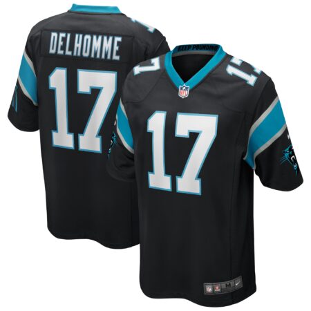 Jake Delhomme Carolina Panthers Game Retired Player Jersey - Black