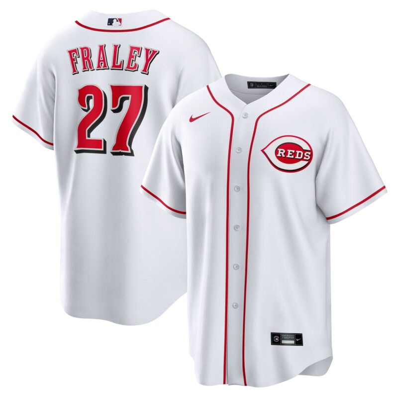 Jake Fraley Cincinnati Reds Home Jersey - White