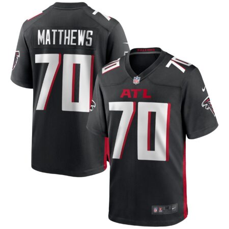 Jake Matthews Atlanta Falcons Game Jersey - Black