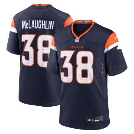 Jaleel McLaughlin Denver Broncos Alternate Game Jersey - Navy