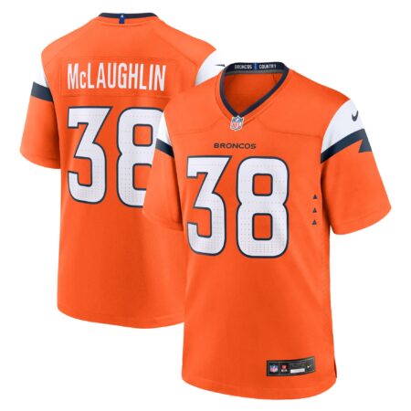 Jaleel McLaughlin Denver Broncos Team Game Jersey - Orange