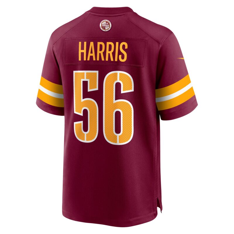 Jalen Harris Washington Commanders Game Jersey - Burgundy - Image 3
