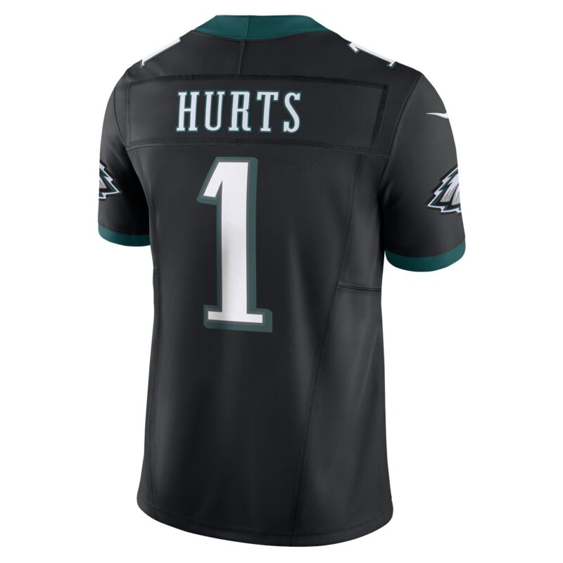 Jalen Hurts Philadelphia Eagles Alternate Vapor F.U.S.E. Limited Jersey - Black - Image 3