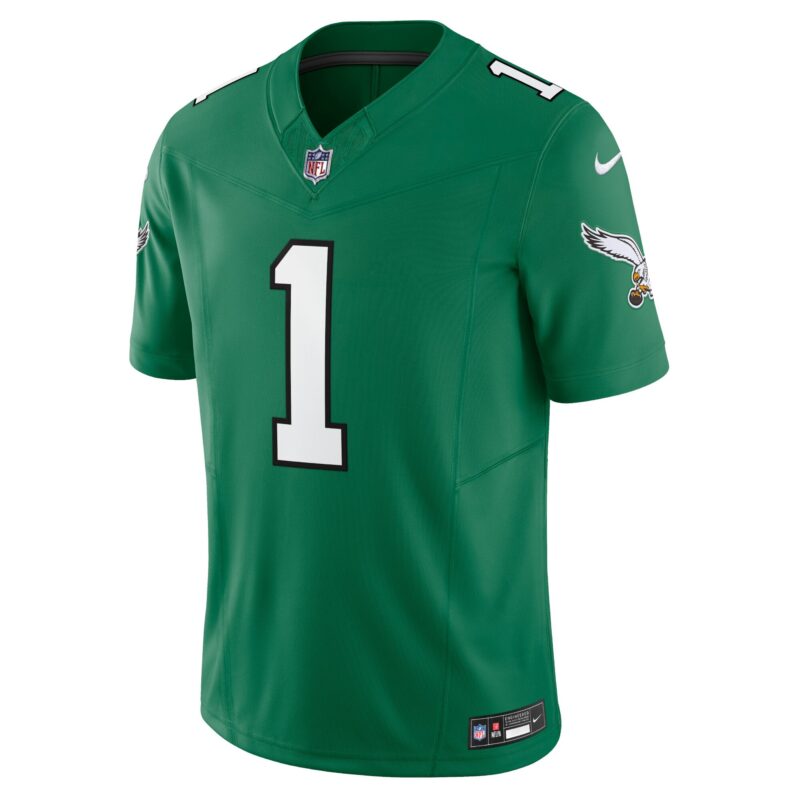 Jalen Hurts Philadelphia Eagles Vapor F.U.S.E. Limited Jersey - Kelly Green - Image 2