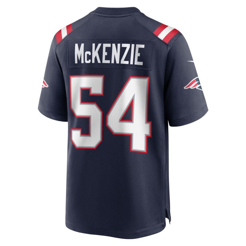Jalen McKenzie New England Patriots Team Game Jersey - Navy - Image 3