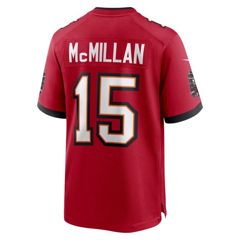 Jalen McMillan Tampa Bay Buccaneers Game Jersey - Red - Image 3