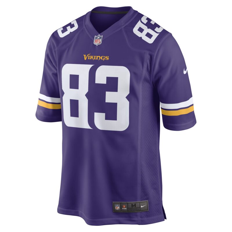 Jalen Nailor Minnesota Vikings Game Player Jersey - Purple - Image 2