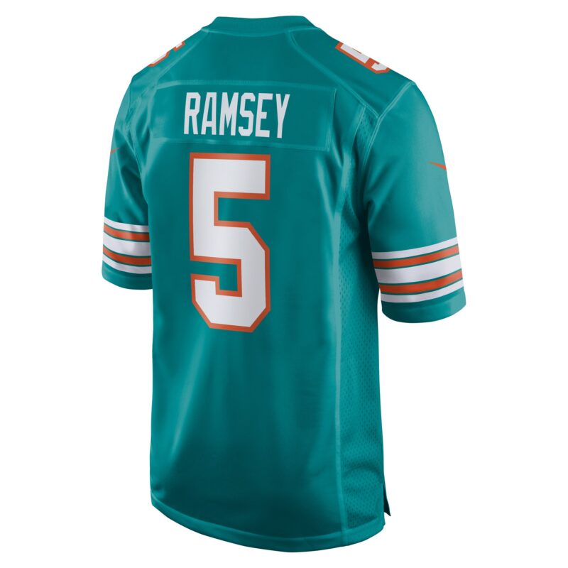 Jalen Ramsey Miami Dolphins Alternate Game Jersey - Aqua - Image 3