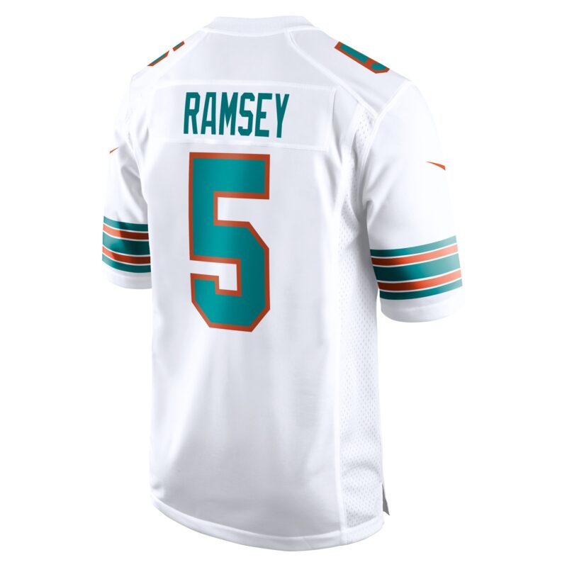 Jalen Ramsey Miami Dolphins Alternate Game Jersey - White - Image 3
