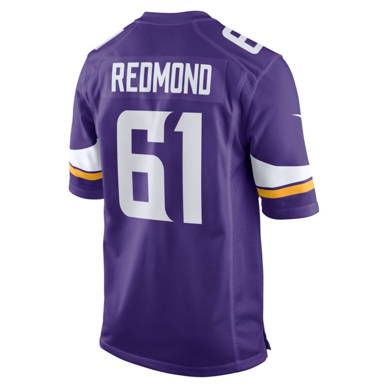 Jalen Redmond Minnesota Vikings Game Jersey - Purple - Image 3