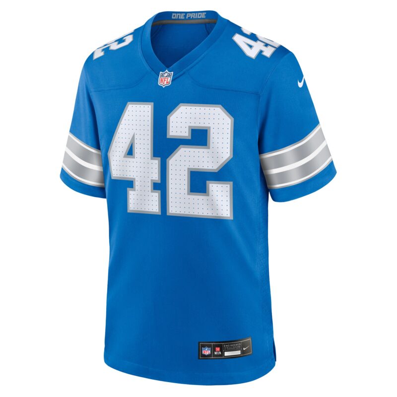 Jalen Reeves-Maybin Detroit Lions Team Game Jersey - Blue - Image 2