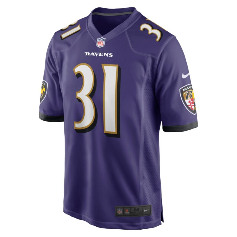 Jamal Lewis Baltimore Ravens Game Retired Player Jersey - Purple - Image 2
