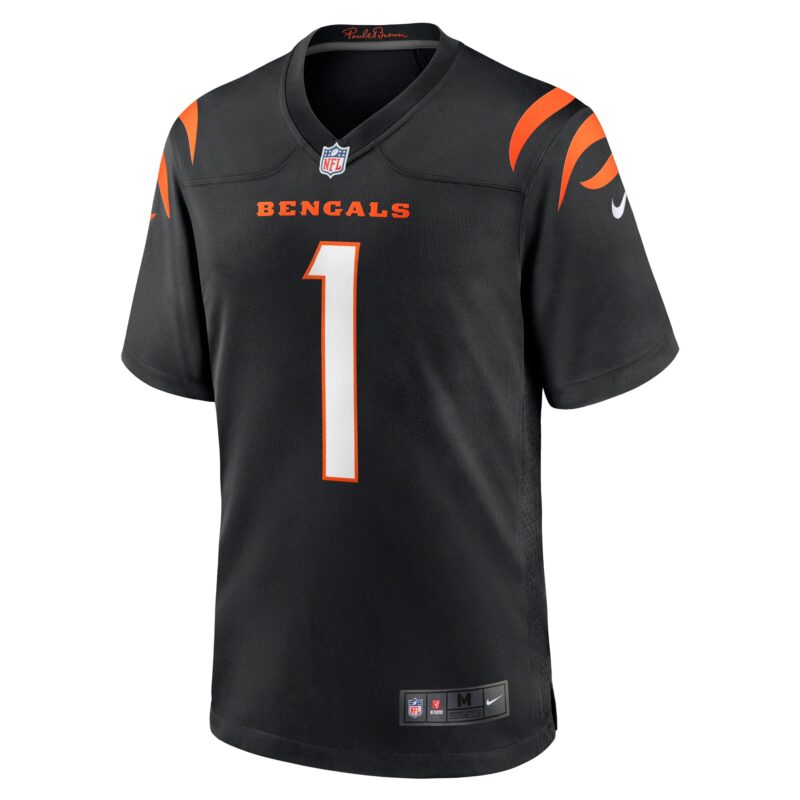 Ja'Marr Chase Cincinnati Bengals Game Jersey - Black - Image 2