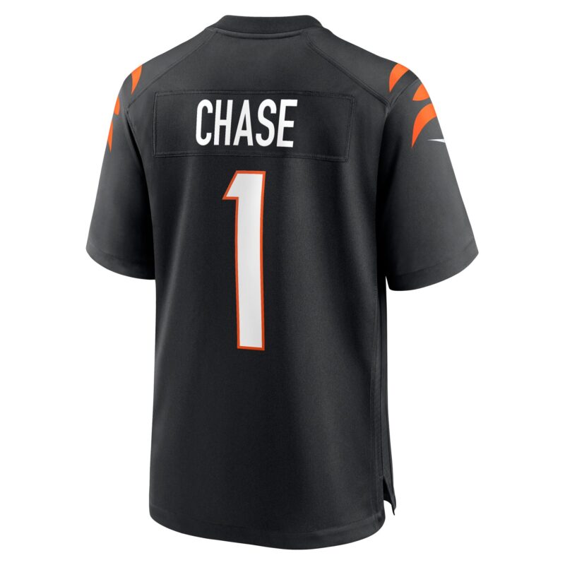 Ja'Marr Chase Cincinnati Bengals Game Jersey - Black - Image 3